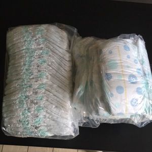 Lot of 53 Mixed Size Baby Diapers Up & Up Target BrandSz 3 & Sz 5 Open Box